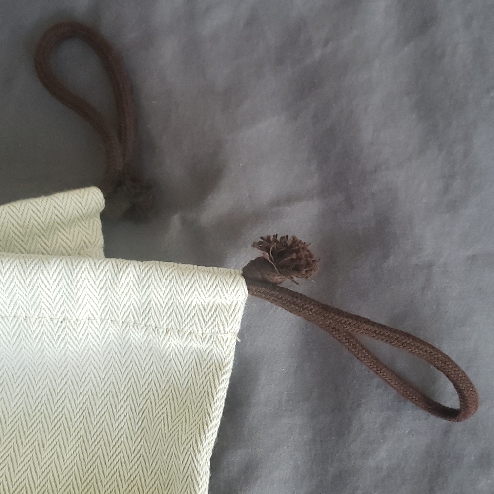 UNUSED Hermes Cotton Drawstring Dust Bag - Picture 5 of 5